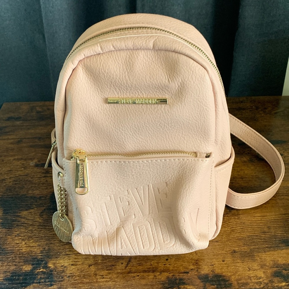 Steve Madden Women's Blush Pink Mini Backpack